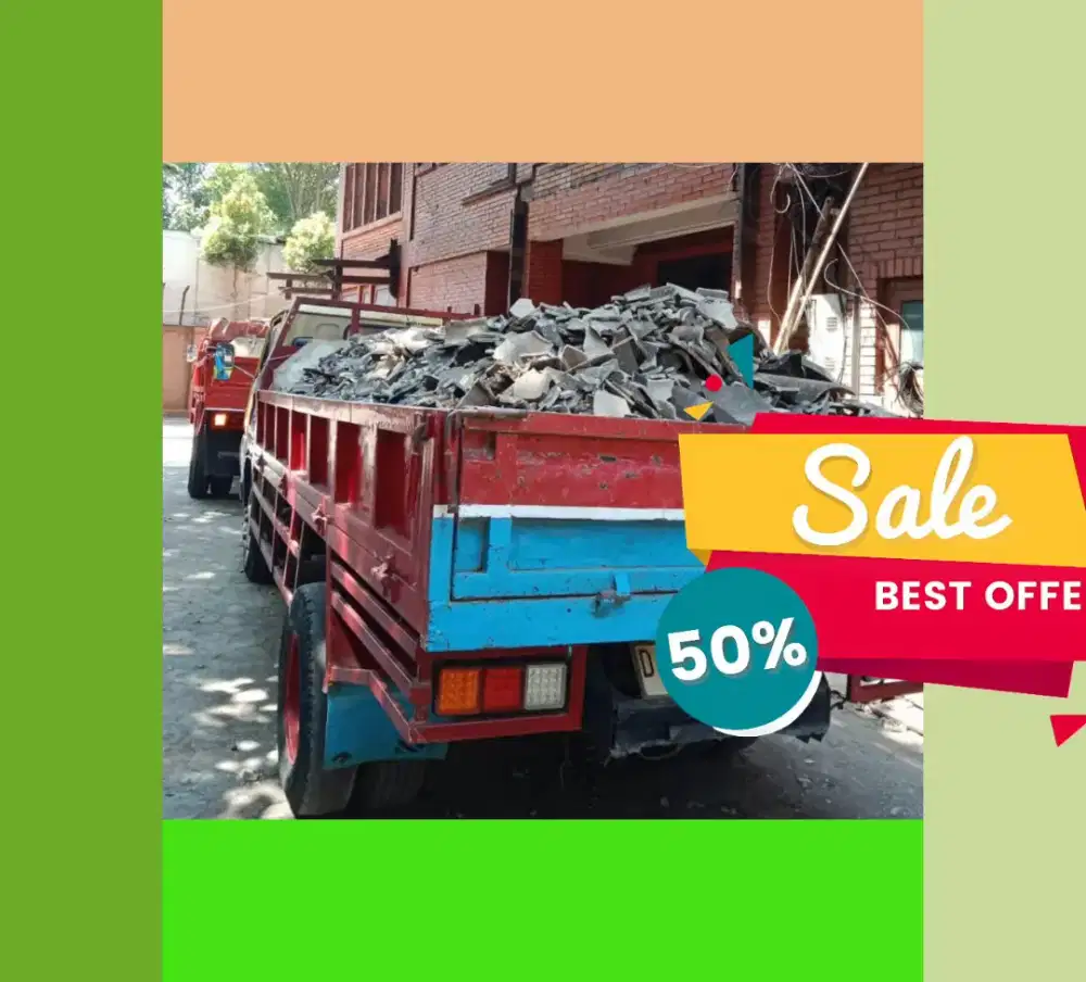 Mobil tanah urug puing