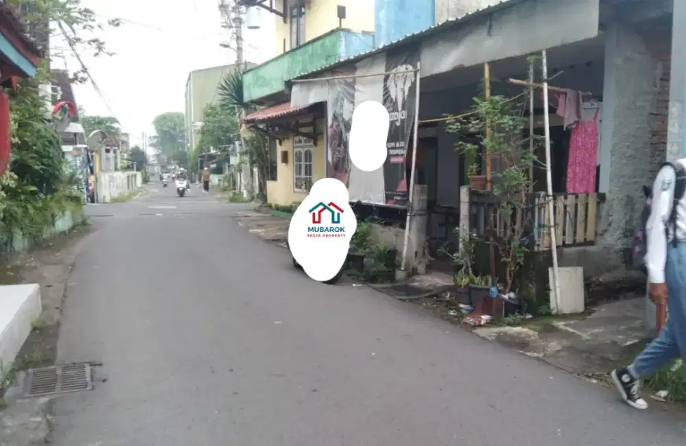 Tanah Murah bonus Rumah strategis barat Tugu Jogja, dekat ke Malioboro