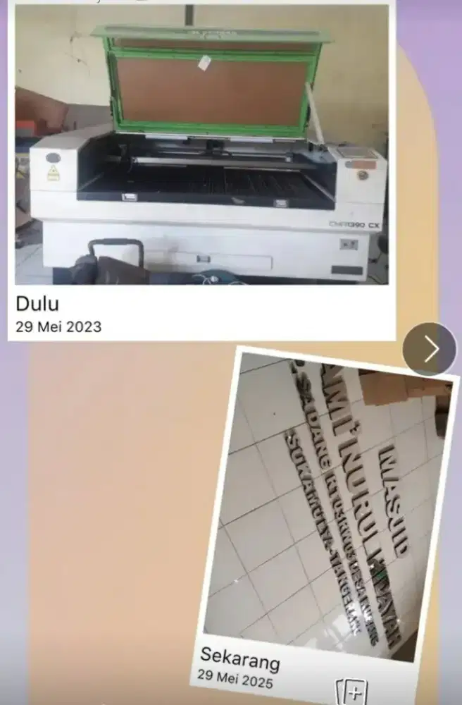 HURUF TIMBUL AKRILIK