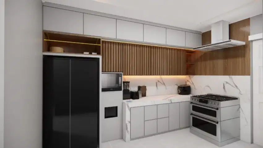 Kitchen set ,  Meja makan , Meja kerja , Meja resepsionis