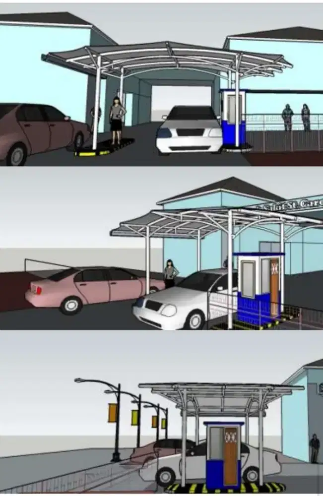 Pasang Canopi Membrane