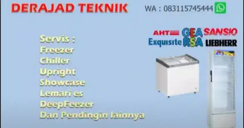 Servis Pendingin (Kulkas, Freezer, Chiller, Showcase dsb)