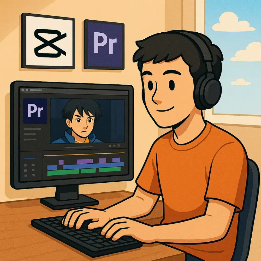 Editor Video Recap Film berbahasa Inggris, WFH