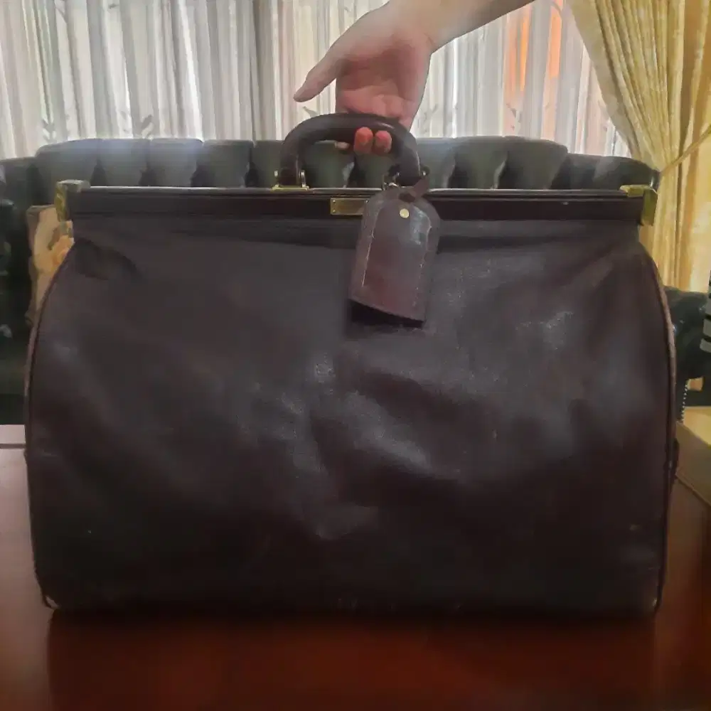 Tas Vintage Etienne Aigner Besar Weekend Travel Leather Second Asli