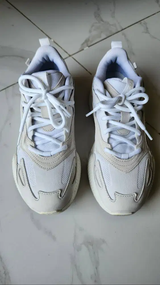 PUMA Sepatu Kets RS-X Efekt PRM White-Feather Gray