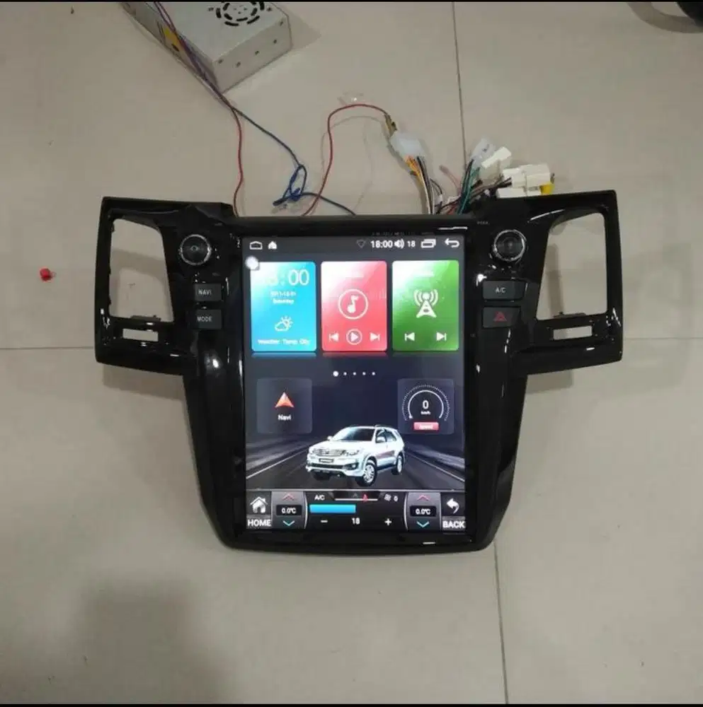 Head Unit Android Tesla Fortuner 2012-2015