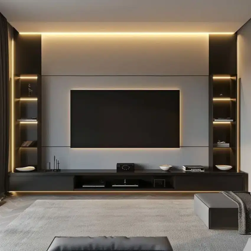 BACKDROP TV MINIMALIS CUSTOM