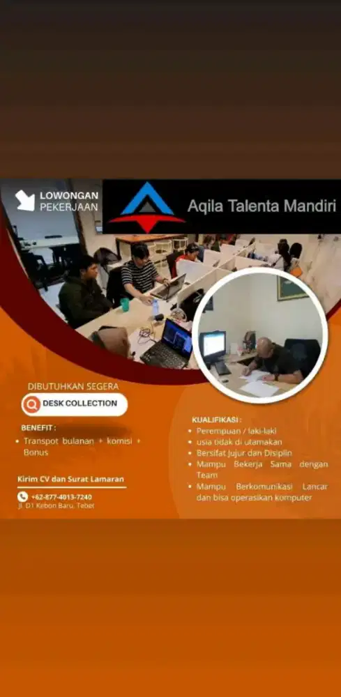 Membutuhkan Staff Desk Collection