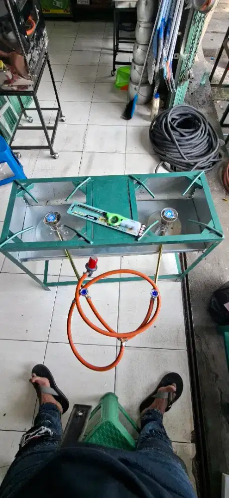 kompor semawar rangka double 1 paket