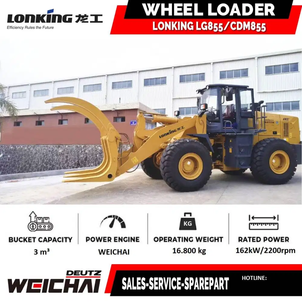 Wheel Loader China Tangguh Wheel Loader Lonking CDM932 CDM833 CDM855