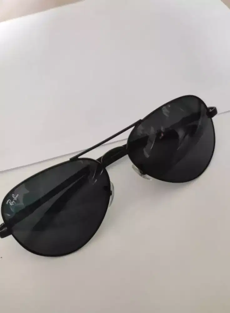 Kacamata rayban aviator carbon fibre black