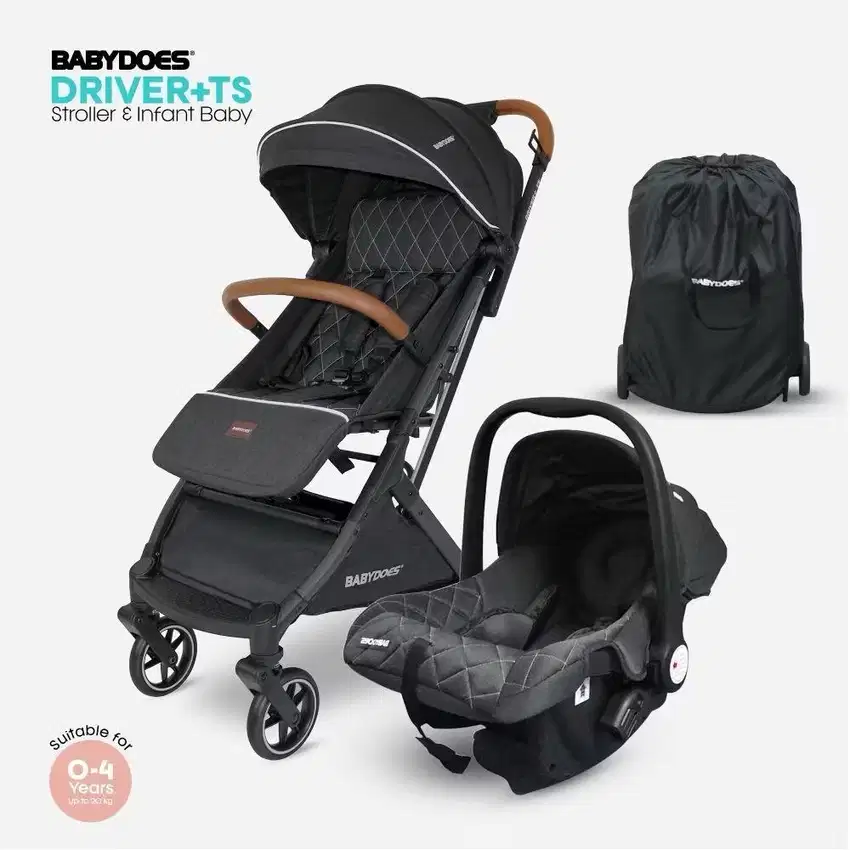 Stroller Babydoes Driver+ TS (stroller + carseat)