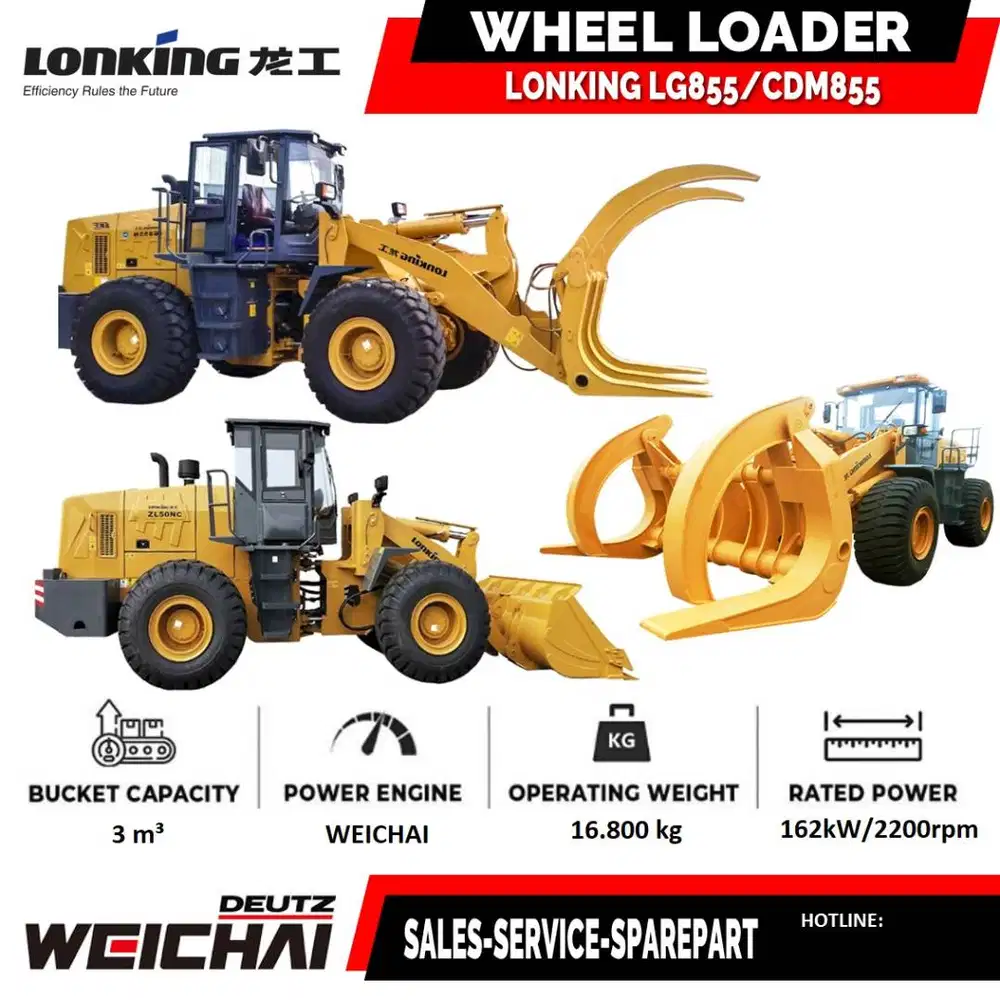 Wheel Loader China Tangguh Wheel Loader Lonking CDM932 CDM833 CDM855