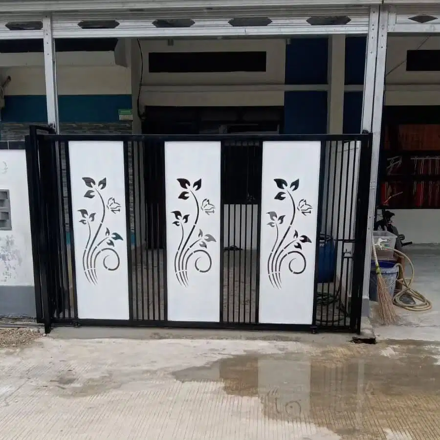 pintu gerbang laser cutting