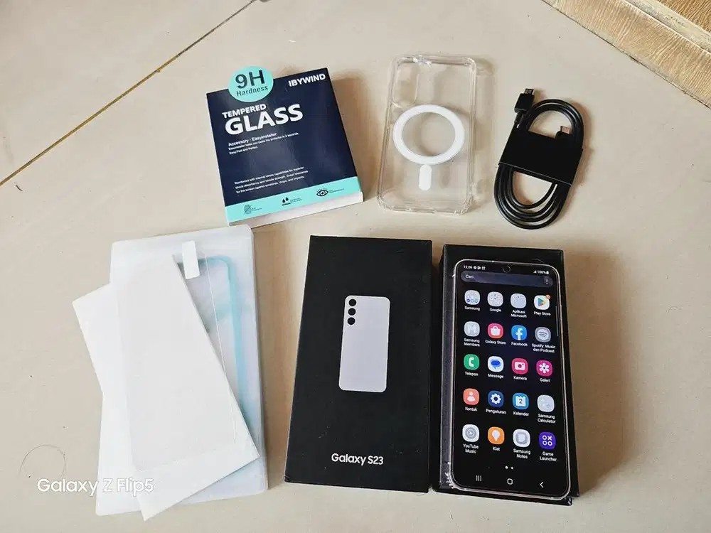 Samsung S23 8/128 LAVENDER Full Set Ex Garansi Resmi