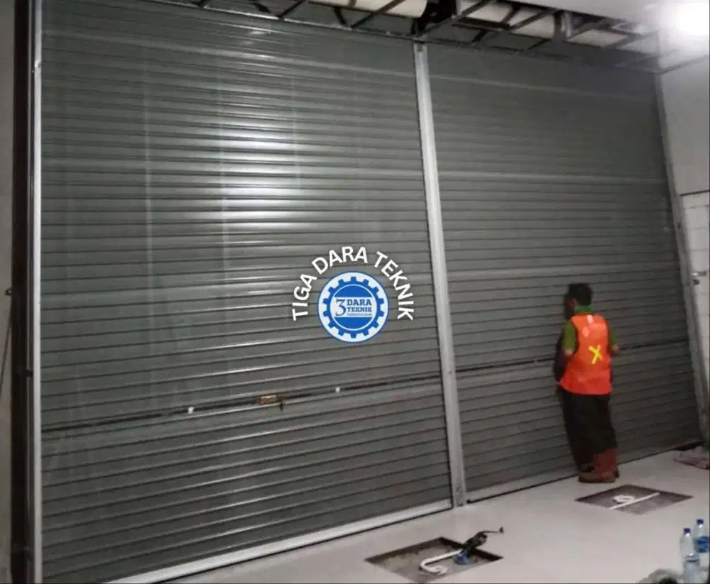 Rolling Door, onesheet, perforated, otomatis pemasangan dan perbaikan