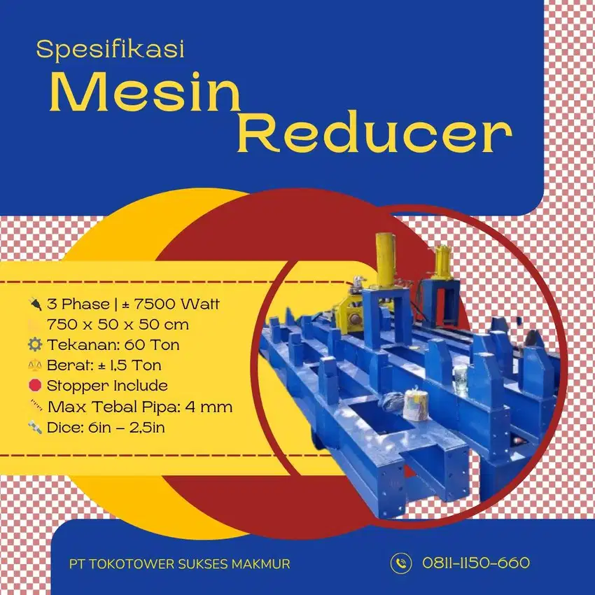 MESIN REDUCER MESIN PRESS REDUCE PIPA MESIN HIDROLIK TIANG FO