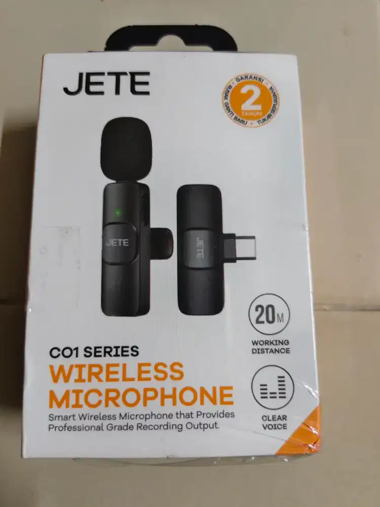 Clip on wireless jete C01 mic wireless