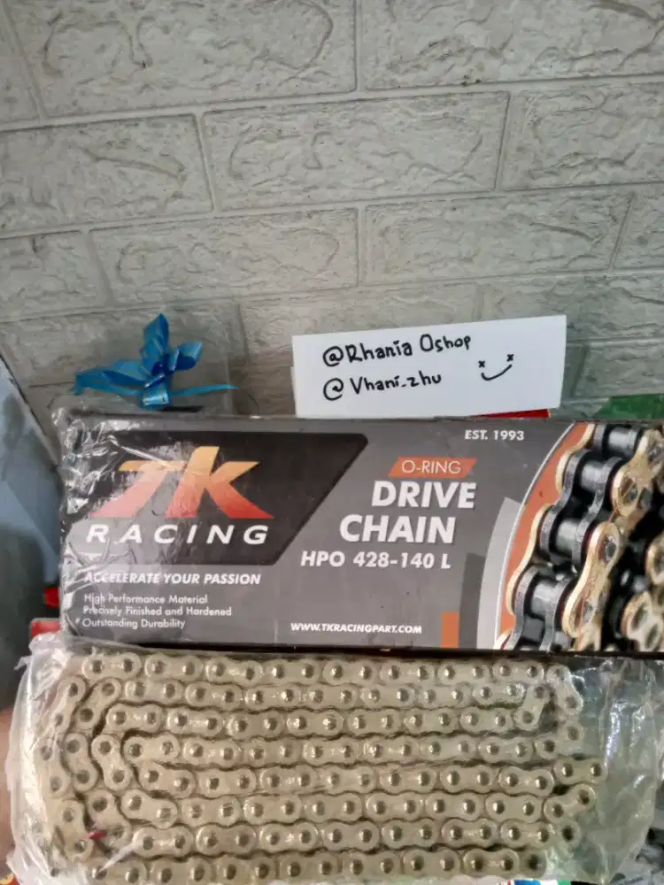 ORI DAPAT 3 GEAR SET SSS CB150R CBR150 RANTAI O RING TK RACING 428 HPO