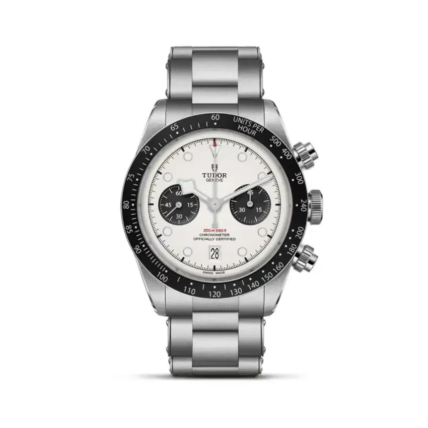 Tudor Heritage Blackbay White Dial Chronograph with Bracelet 41 - New