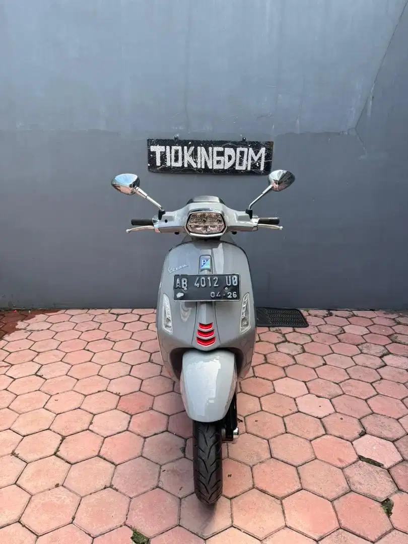 Vespa matic sprint s facelift plat AB nol spet sudah iget dan abs