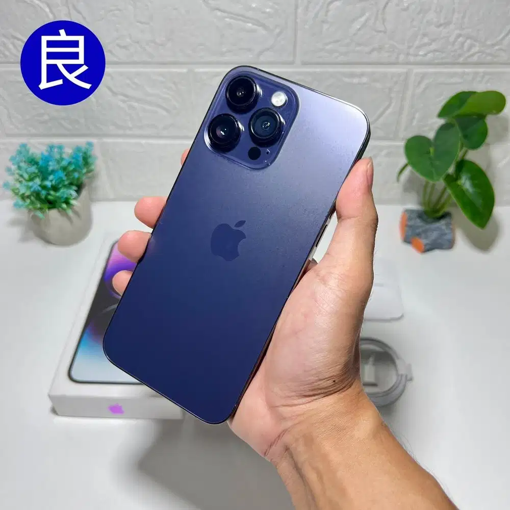 iPhone 14 Pro Max 256GB Deep Purple Ex-Inter SIM Lock RSim Fullset