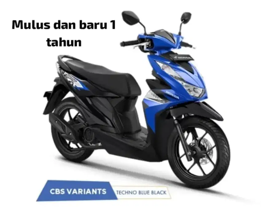 Honda Beat CBS Biru Tahun 2024