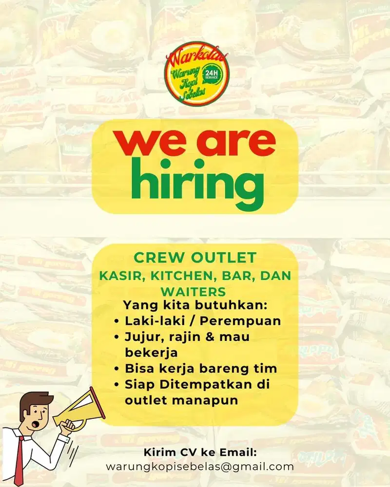Open recruitment warkolas