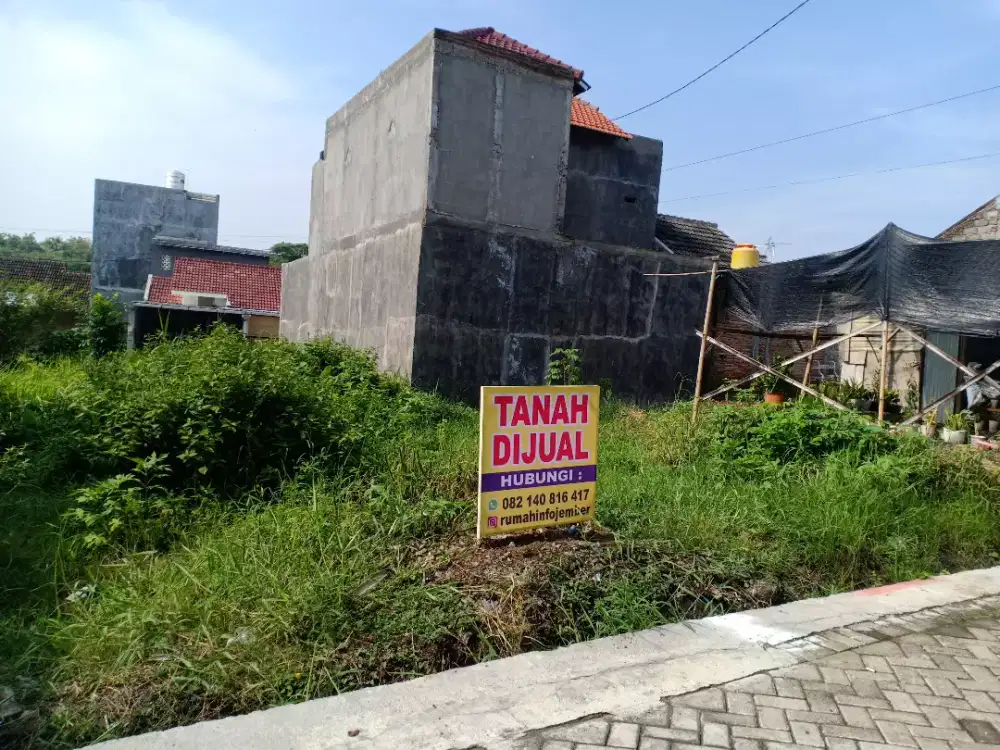 Tanah cocok untuk Rumah Kos di Kodam Mangli dekat UIN Jember