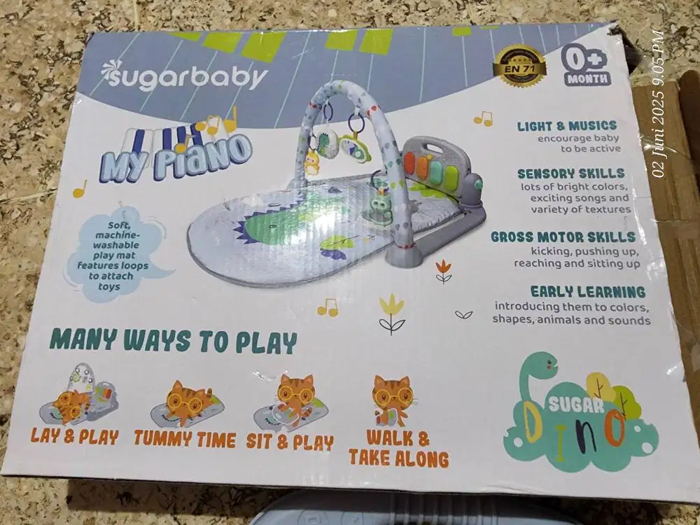 Sugar Baby My Piano allin1 Playmat Baby