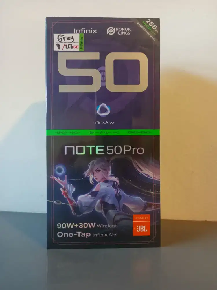 NEW INFINIX NOTE 50 PRO 8+8/256 NEWNGARANSI RESMI