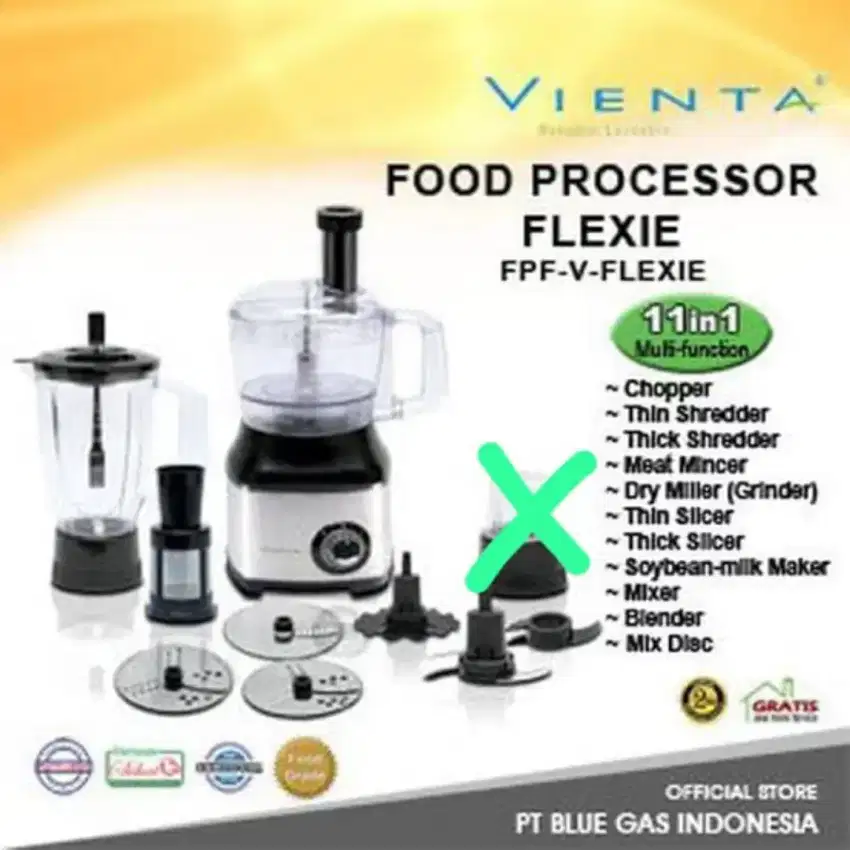 Food processor dan blender vienta