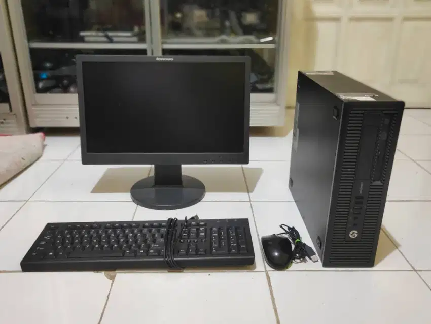 Set Cpu/Komputer built Up Hp Elitedesk 800 G1 SFF, Intel Core I5 4570