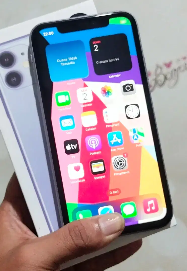 iPhone 11 64gb ex inter semua kartu fulset