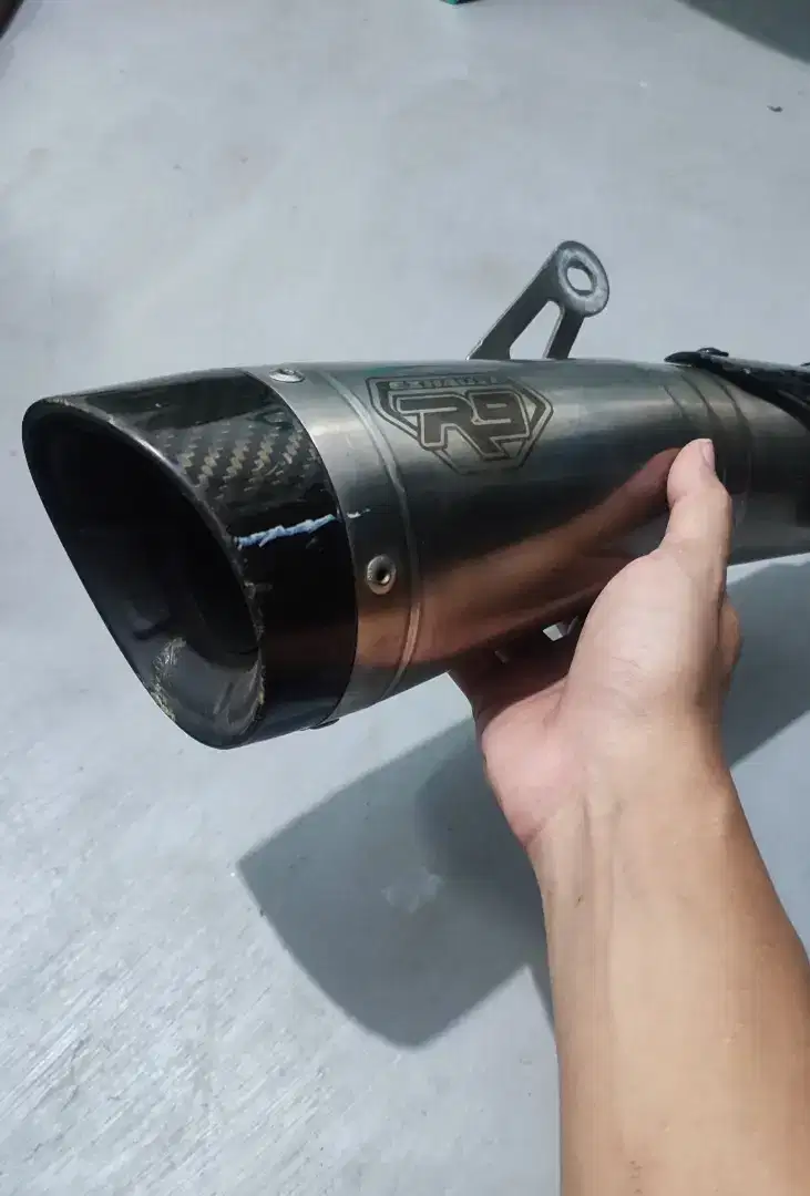 SILENCER ORI R9 H2 SS INLET 51MM