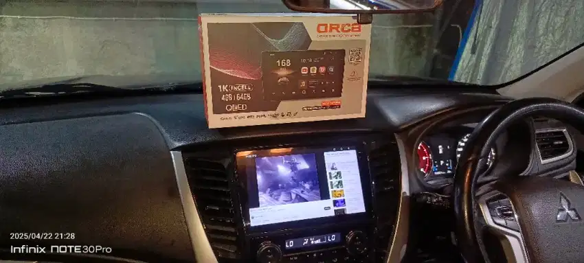 Pemasangan head unit android orca ram 4/64 di pazero Dakar