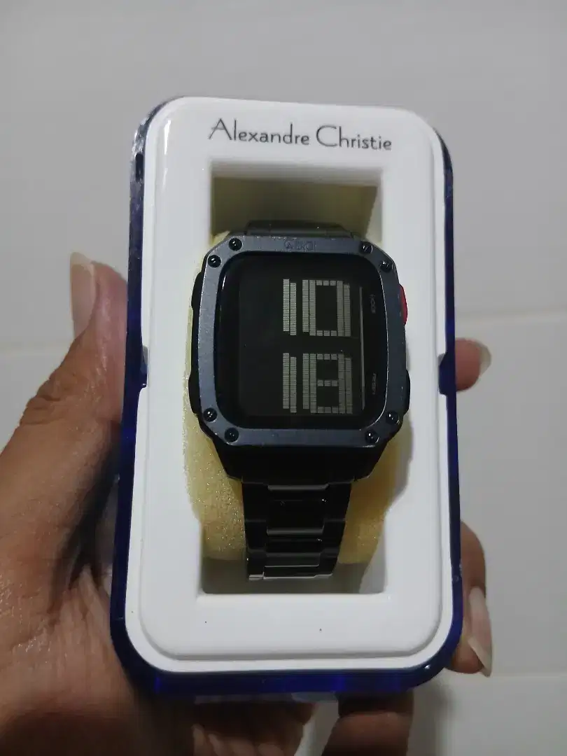 Jam tangan Alexandre christie ac 9353 LH digi series original