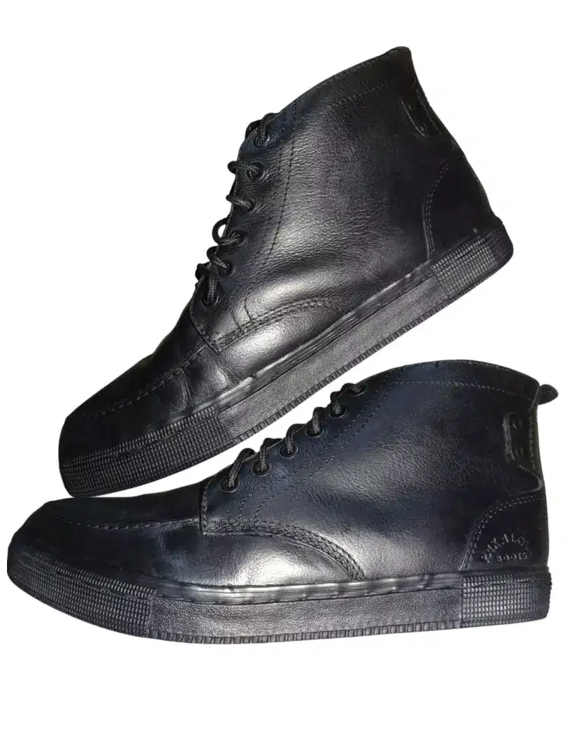 Sepatu Boots branded kulit pria prelov PAKALOLO Original size 43