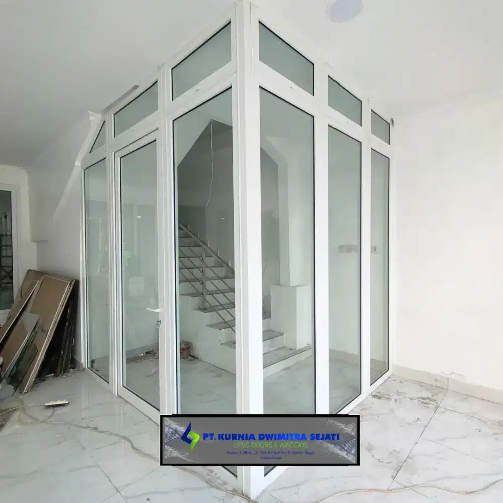 Kusen upvc  bergaransi,anti bocor air,kedap suara,bisa custom ukuran