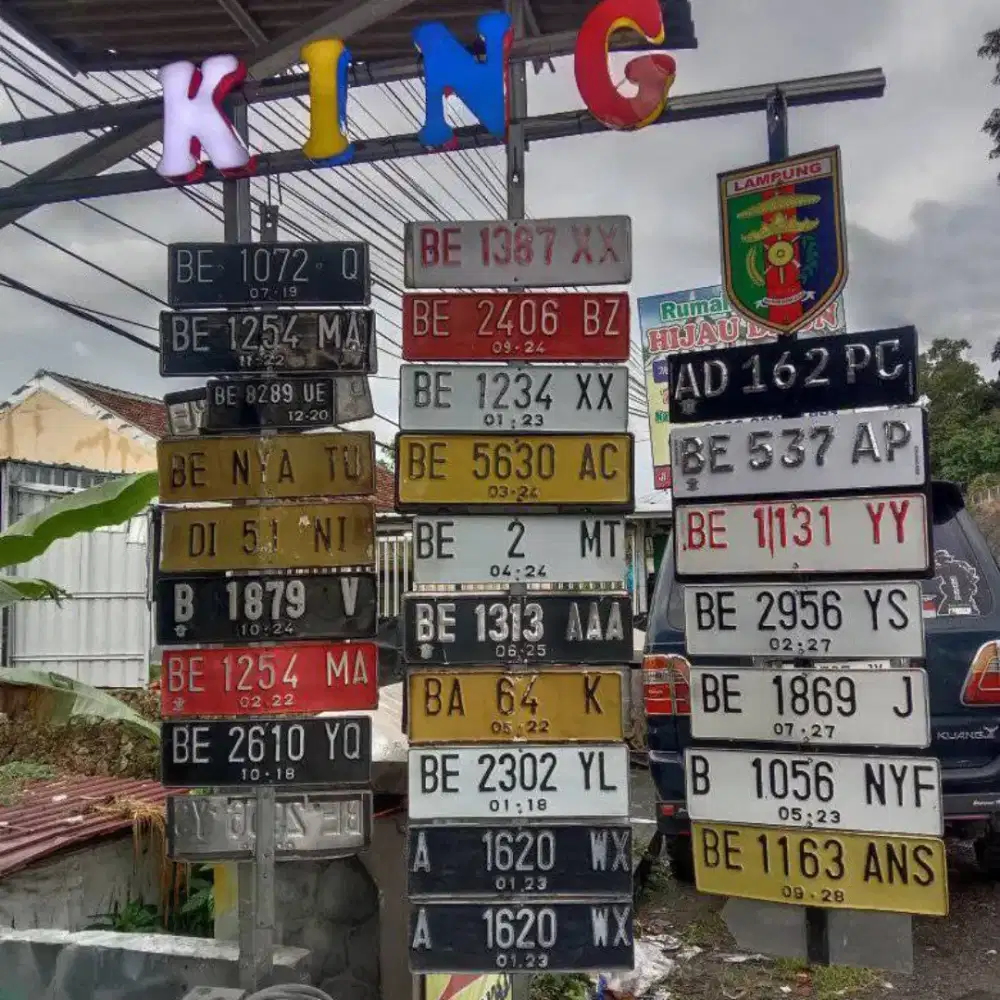 Reklame nomor mobil dan motir