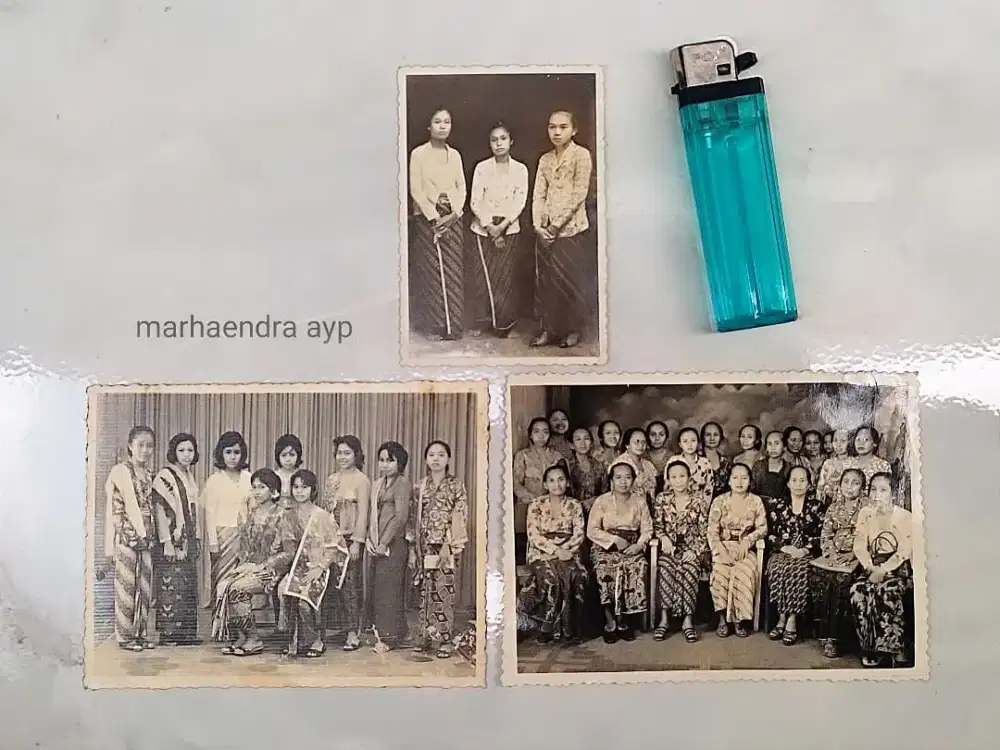 Foto kebaya batik Jawa jadul antik vintage kuno