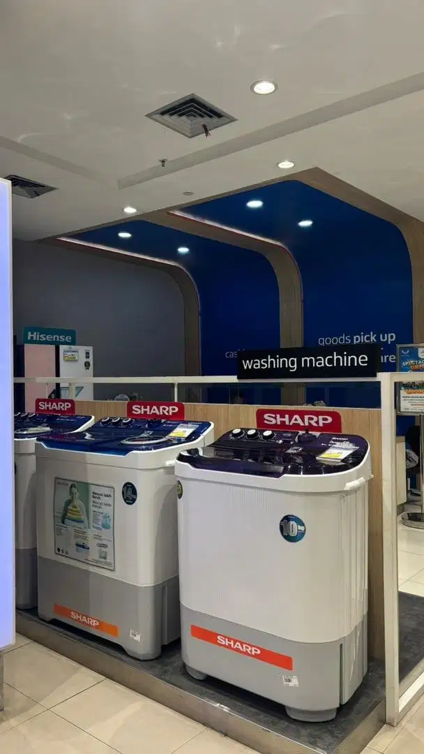 MESIN CUCI 2 tabung, Top loading dan Front loaring