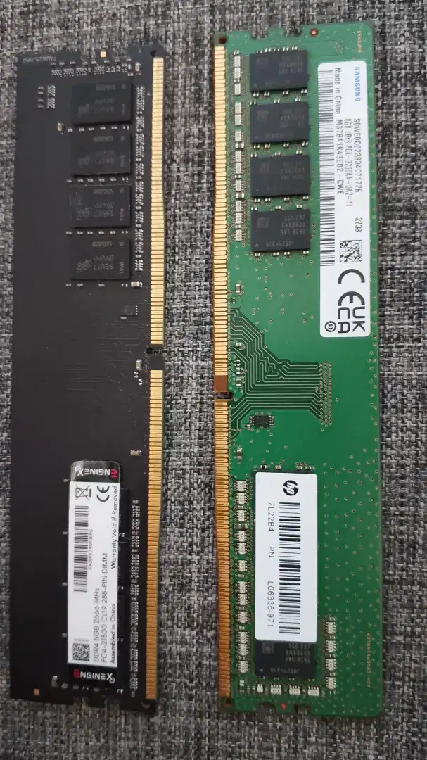 Ram DDR 4 8GB stok 2 Keping