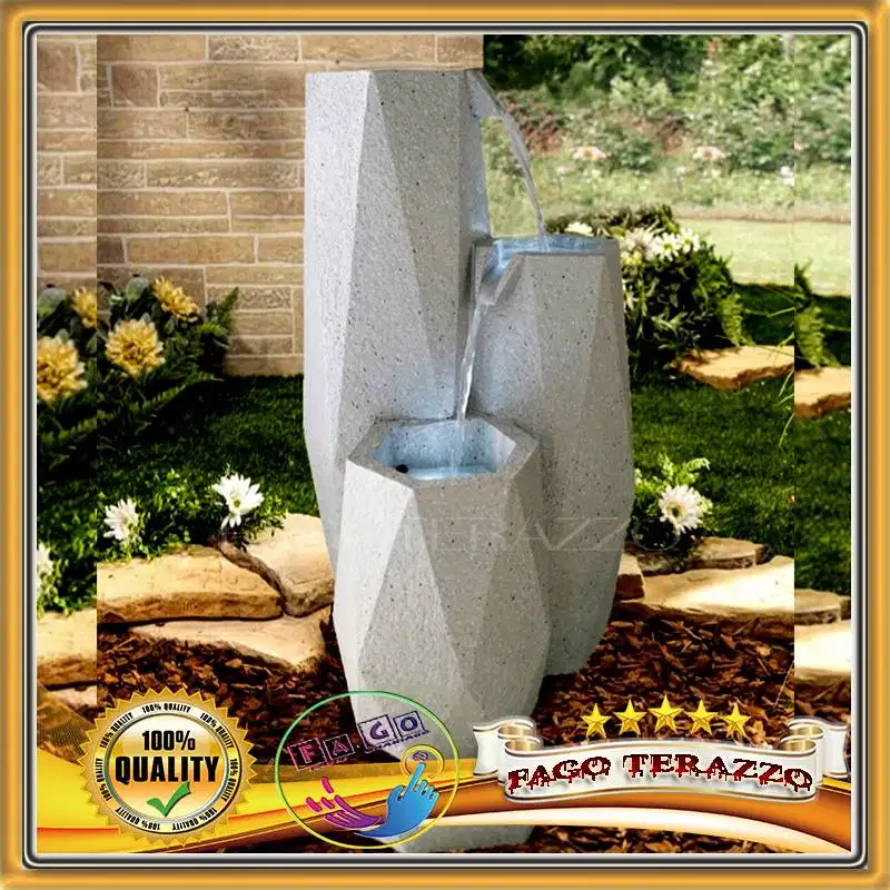 TERAZZO Air Mancur Teraso Besar Mewah Handmade