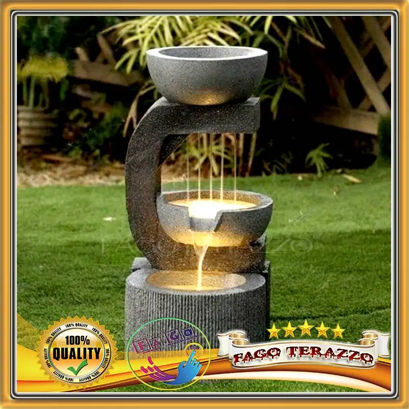Air Mancur Terazzo Goci Teraso Batu Minimalis