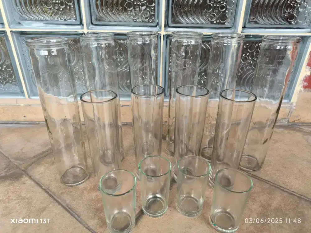 Dijual Gelas beling unt taruh lilin,Total ada 14 pcs.