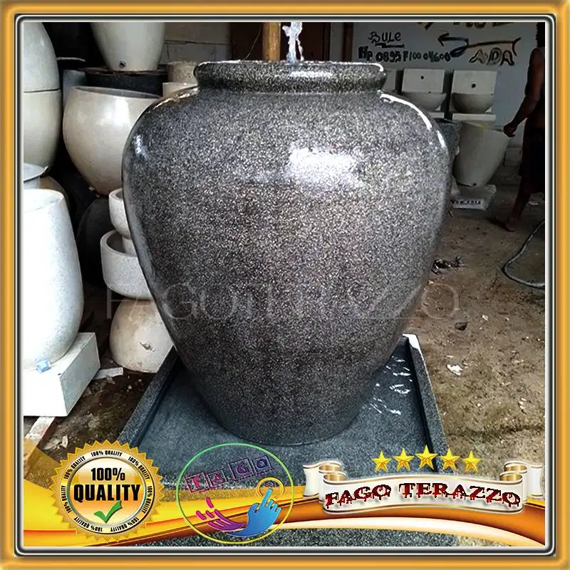 Air Mancur terazzo Gentong Handmade - Teraso new