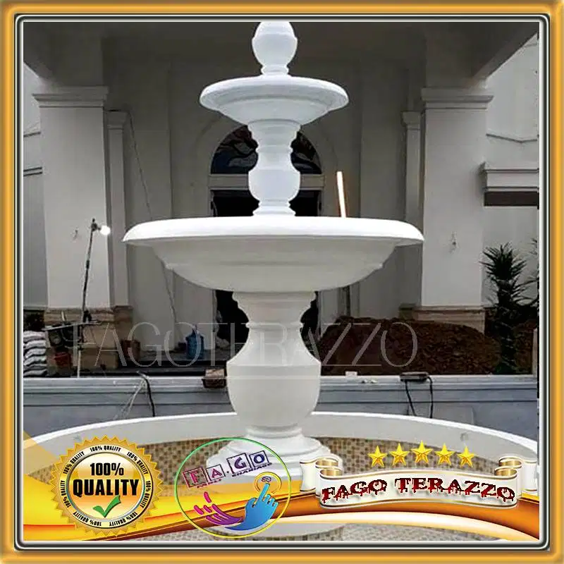 Air Mancur Taman Besar Teraso Euro Batu terazzo Tinggi 150