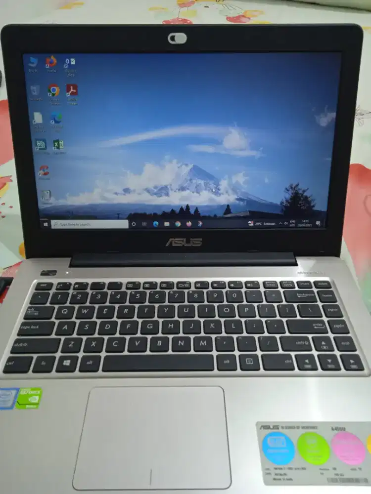 LAPTOP ASUS A456U CORE i5-7600U 8GB 1TB NVIDIA