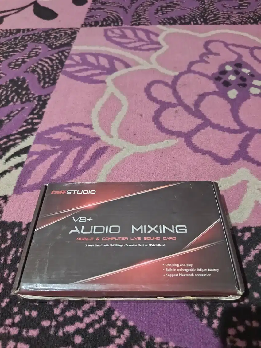 Soundcard v8 plus & mic dynamic